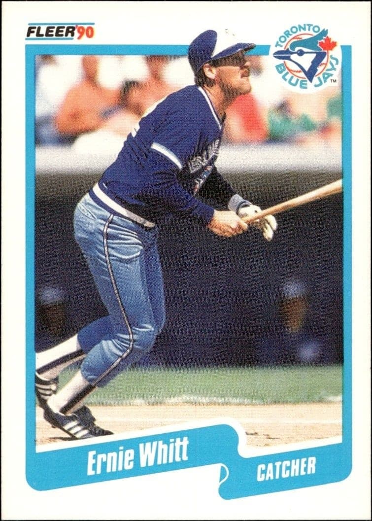 1990 Fleer Ernie Whitt #97 trading card
