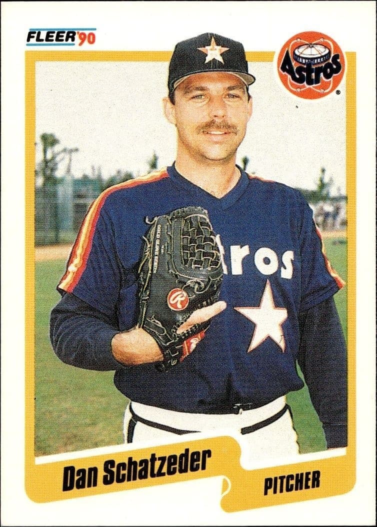 1990 Fleer Dan Schatzeder #236 trading card