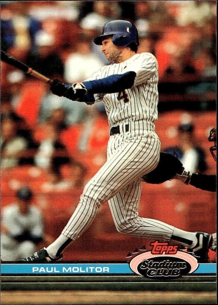 1991 Topps Stadium Club Paul Molitor #245 trading card