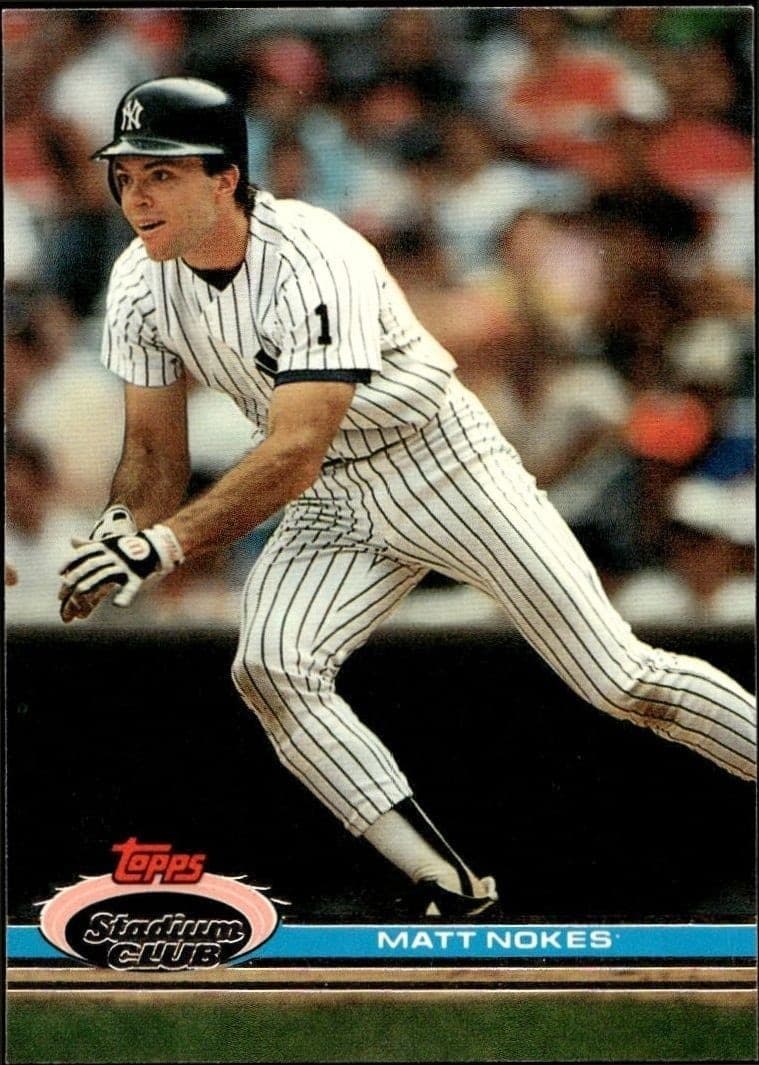 1991 Topps Stadium Club Matt Nokes #64 trading card