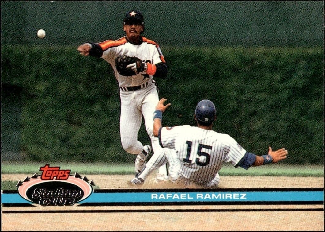 1991 Topps Stadium Club Rafael Ramirez #107 trading card