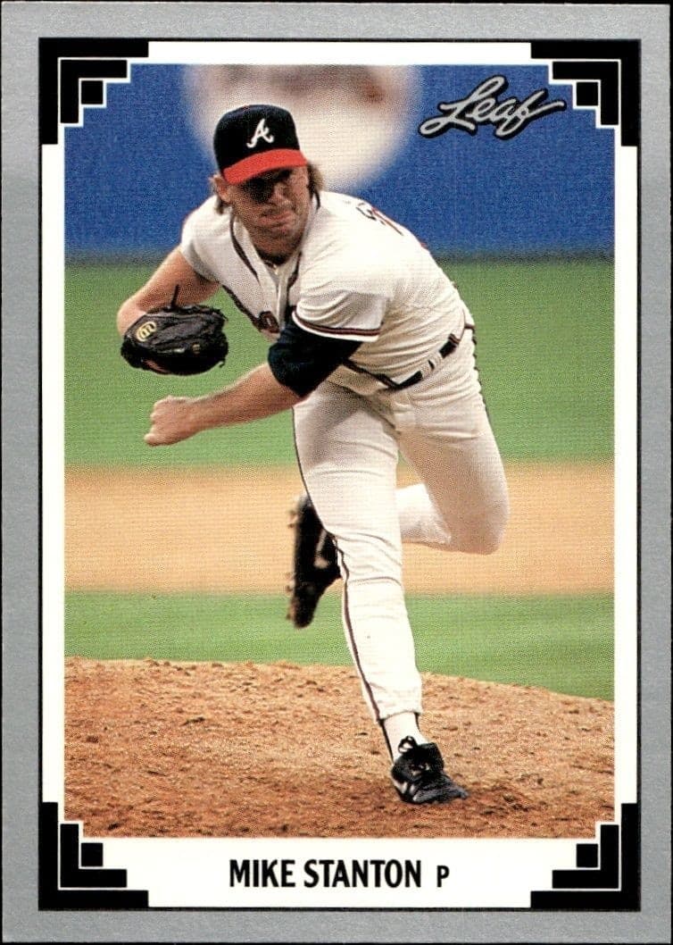 1991 Leaf Mike Stanton #491 trading card