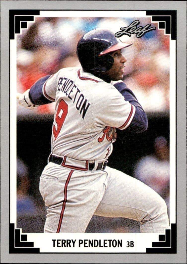 1991 Leaf Terry Pendleton #304 trading card