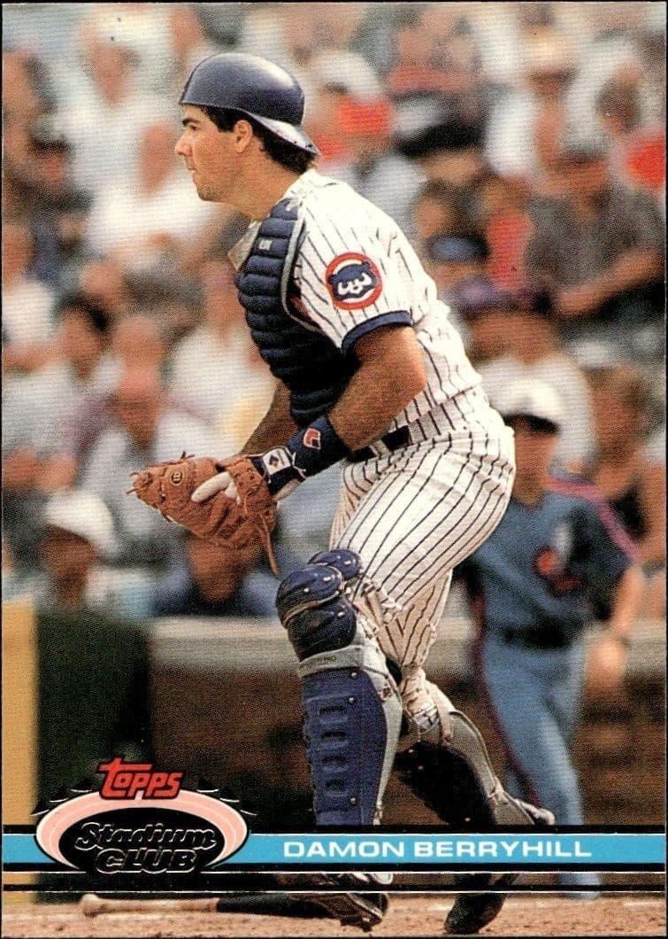 1991 Topps Stadium Club Damon Berryhill #28 trading card