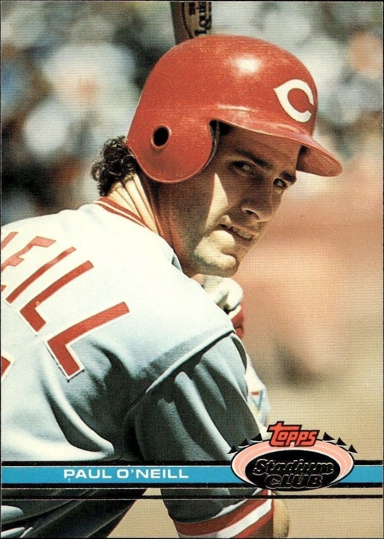 1991 Topps Stadium Club Paul O'Neill #218 trading card