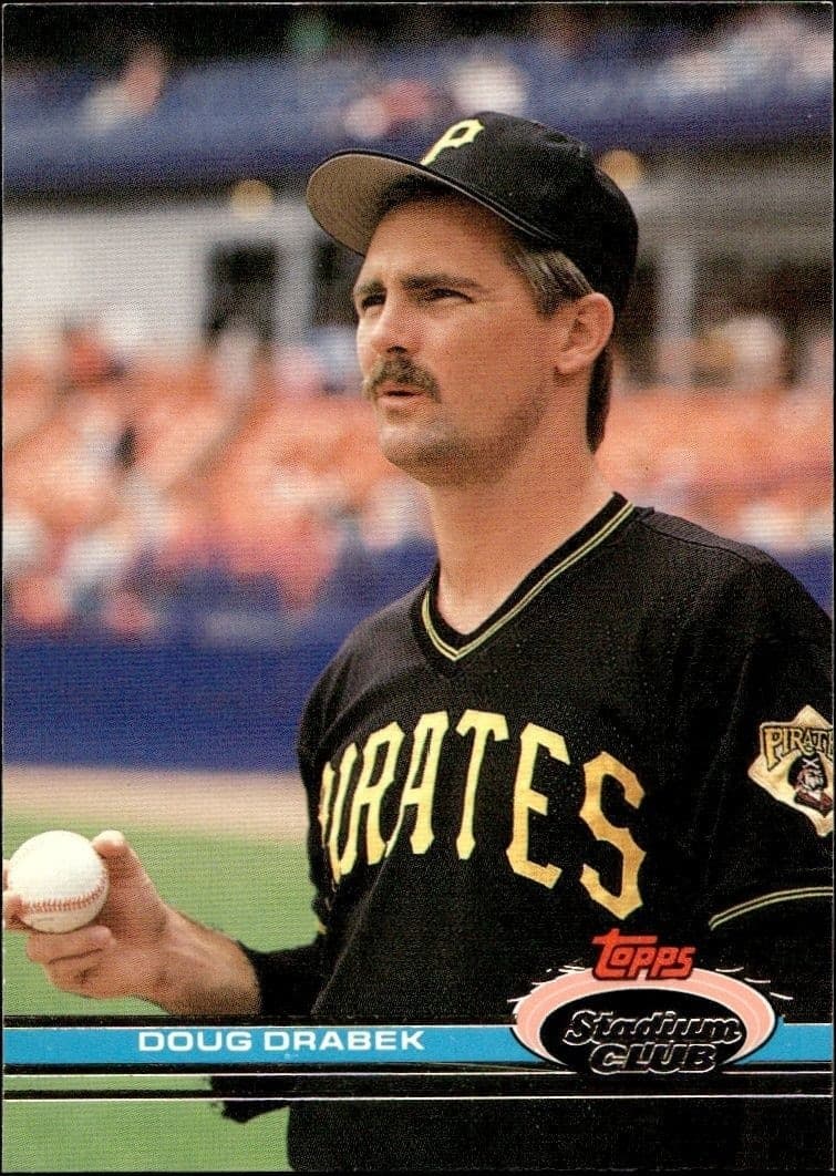 1991 Topps Stadium Club Doug Drabek #202 trading card