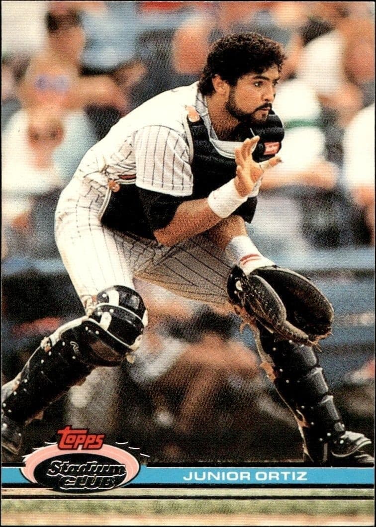 1991 Topps Stadium Club Junior Ortiz #13 trading card