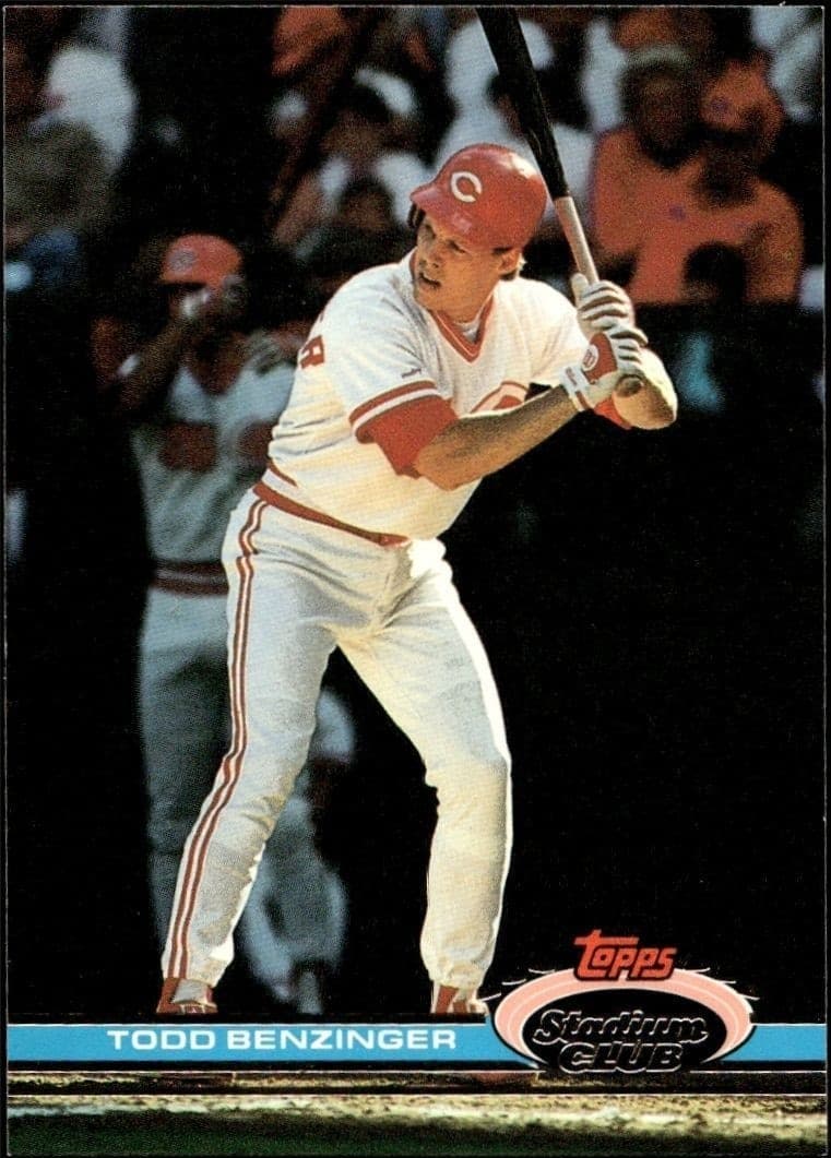 1991 Topps Stadium Club Todd Benzinger #113 trading card