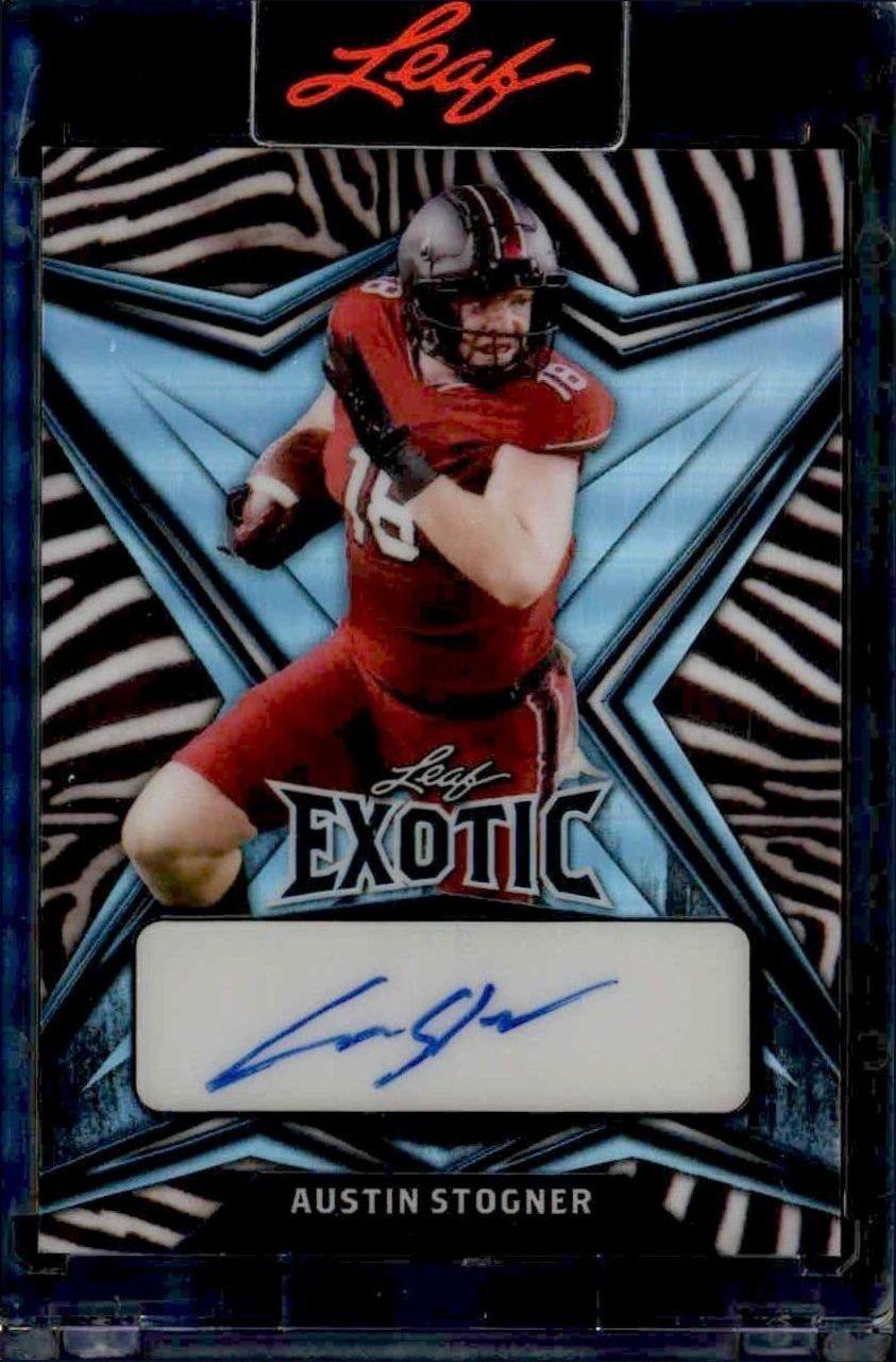 2022 Leaf Exotic Austin Stogner #BA-AS1 trading card