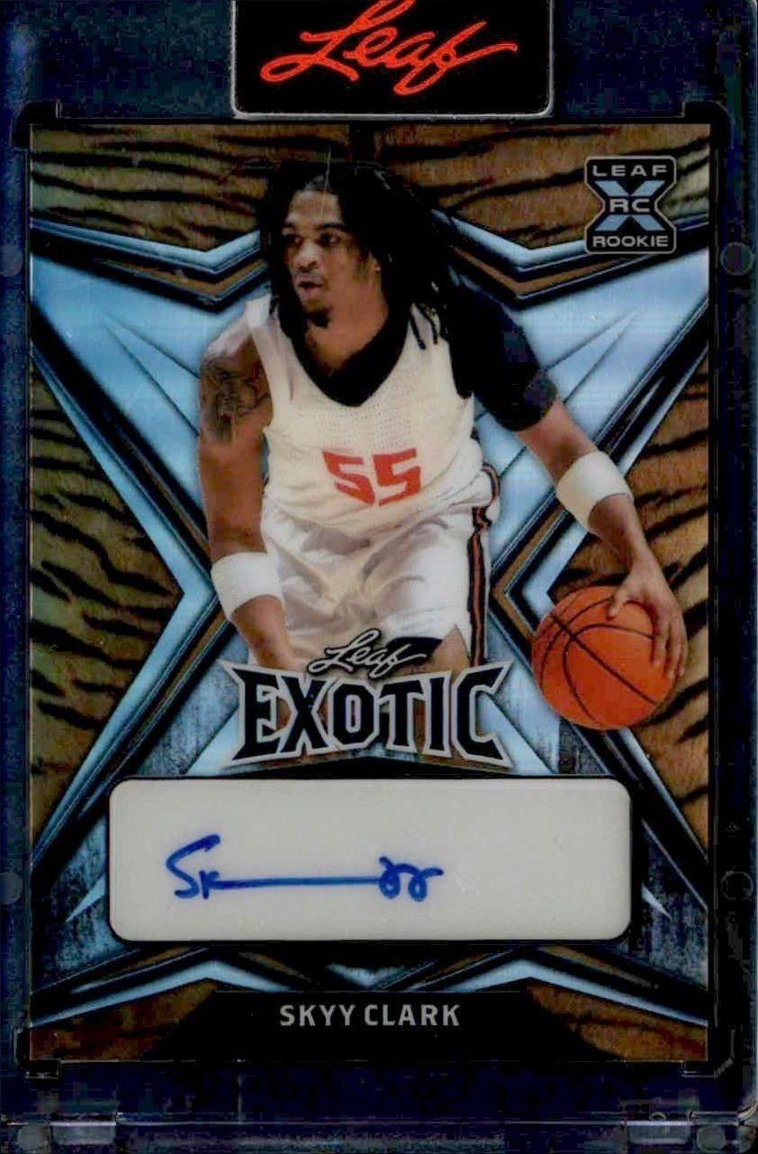 2022-23 Leaf Exotic Skyy Clark #BA-SC3 trading card