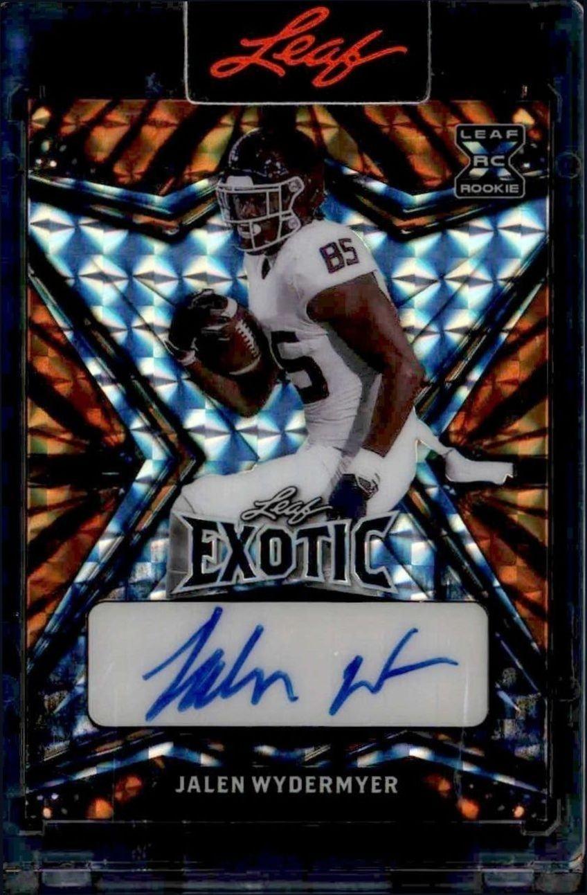 2022 Leaf Exotic Jalen Wydermyer #BA-JW1 trading card