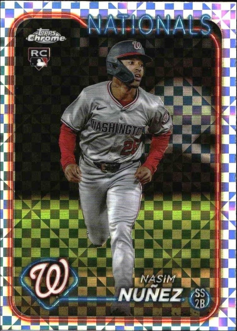 2024 Topps Chrome Update Series Nasim Nuñez #USC173 trading card