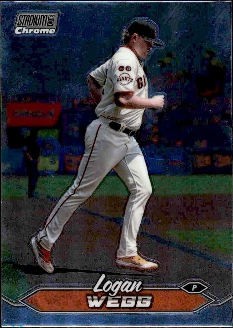 2024 Topps Stadium Club Chrome Logan Webb #288 trading card