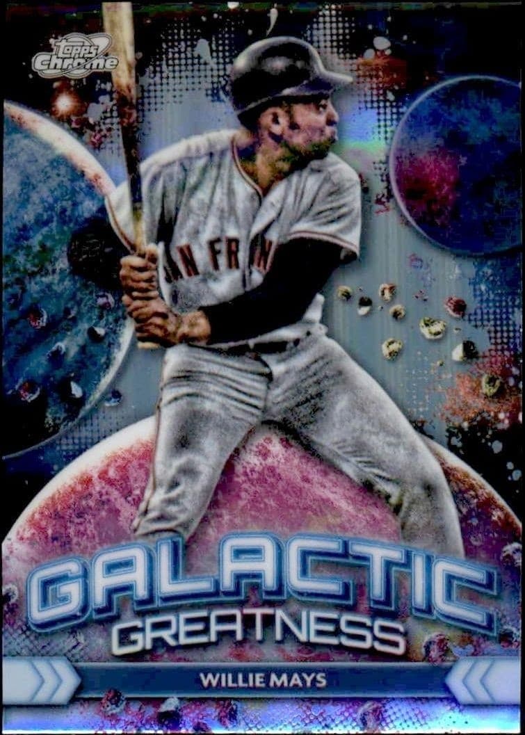 2024 Topps Chrome Cosmic Willie Mays #GG-1 trading card