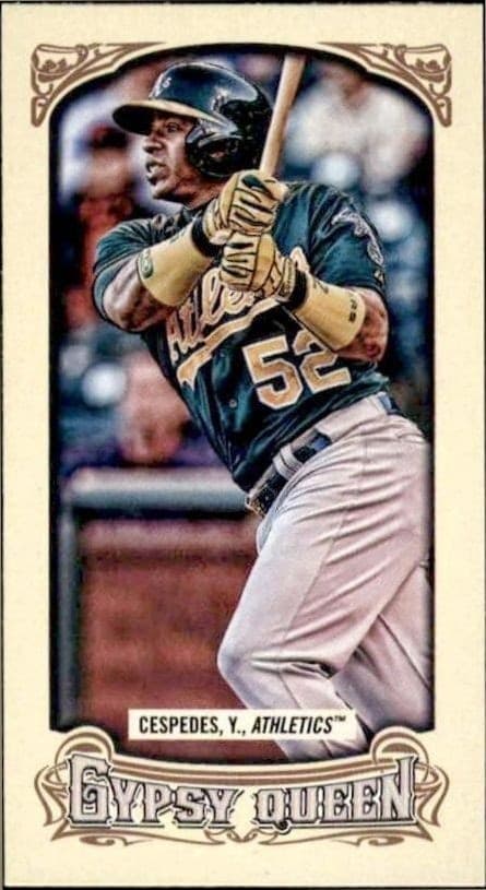 2014 Topps Gypsy Queen Yoenis Cespedes #56 trading card