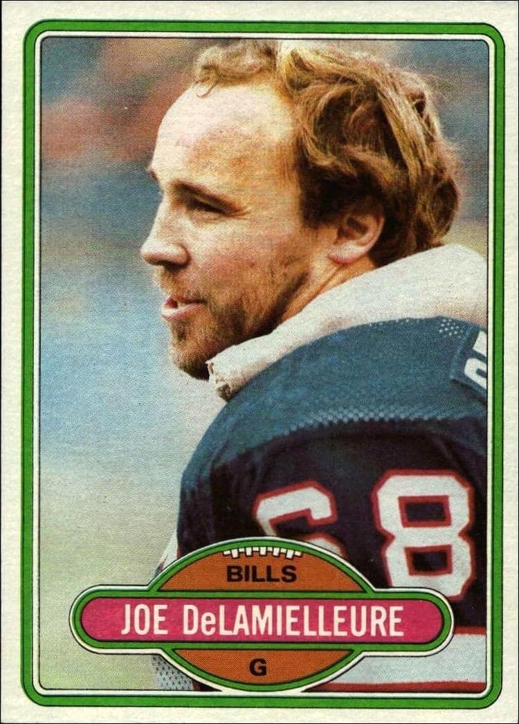 1980 Topps Joe DeLamielleure #477 trading card