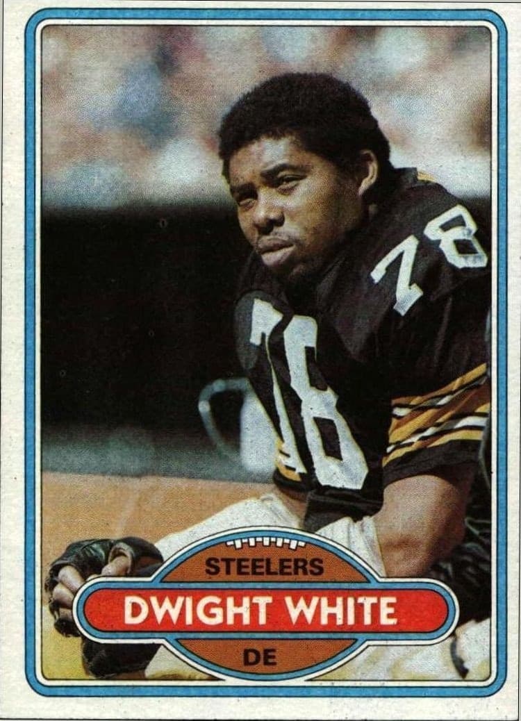 1980 Topps Dwight White #495 trading card