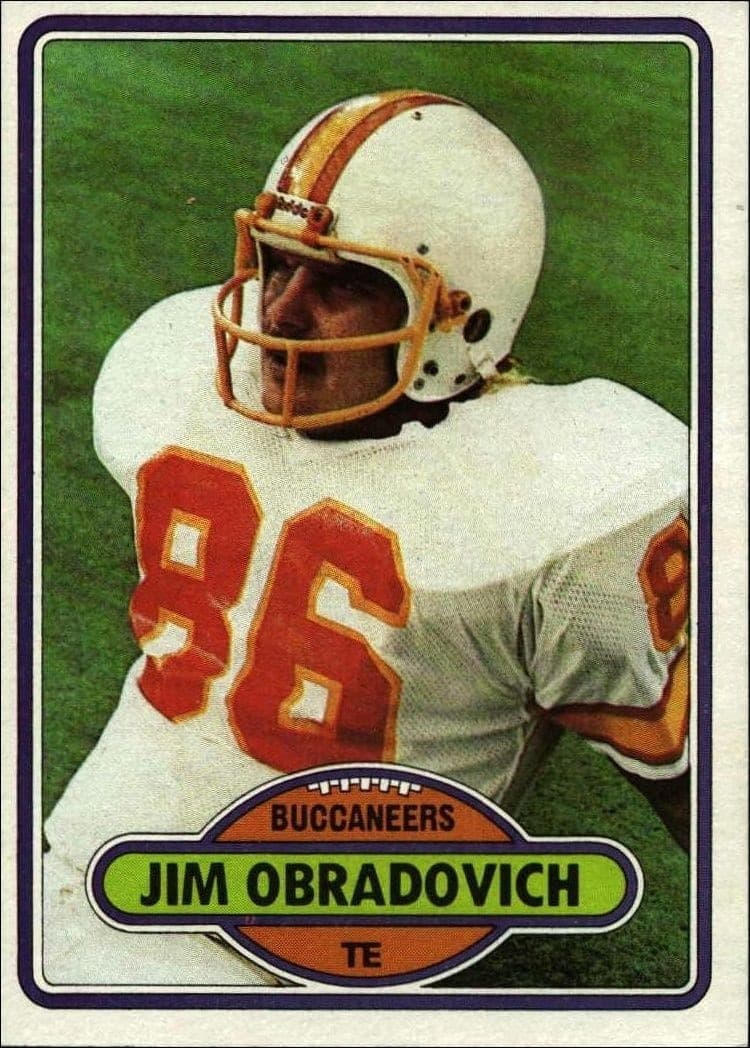 1980 Topps Jim Obradovich #437 trading card