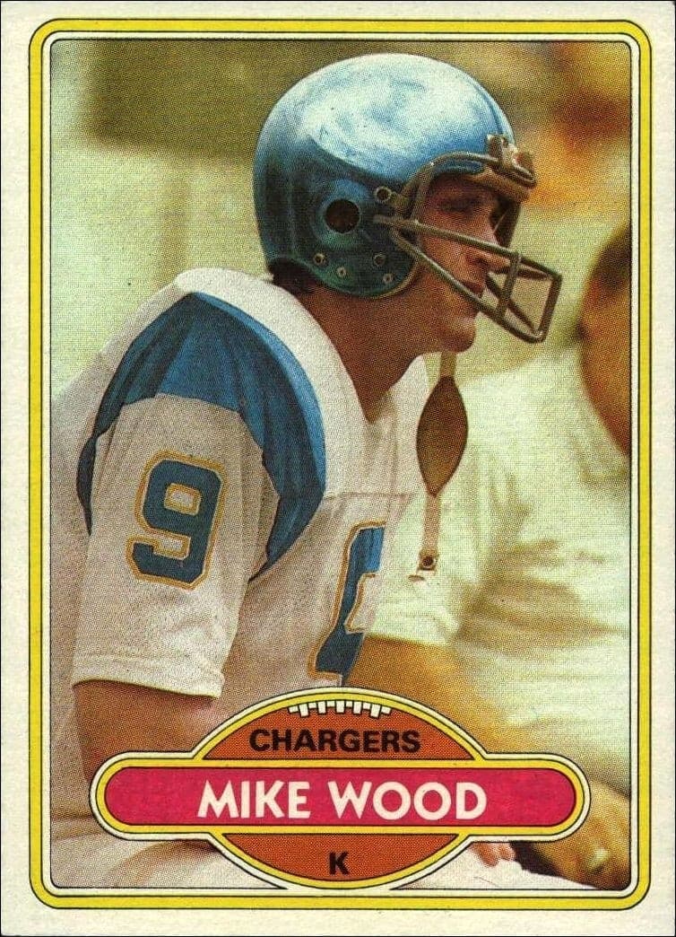 1980 Topps Mike Wood #48 trading card