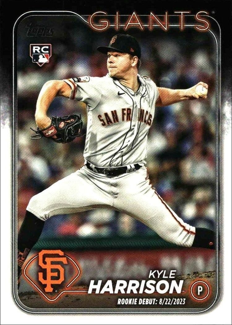 2024 Topps Update Series Kyle Harrison #US83 trading card