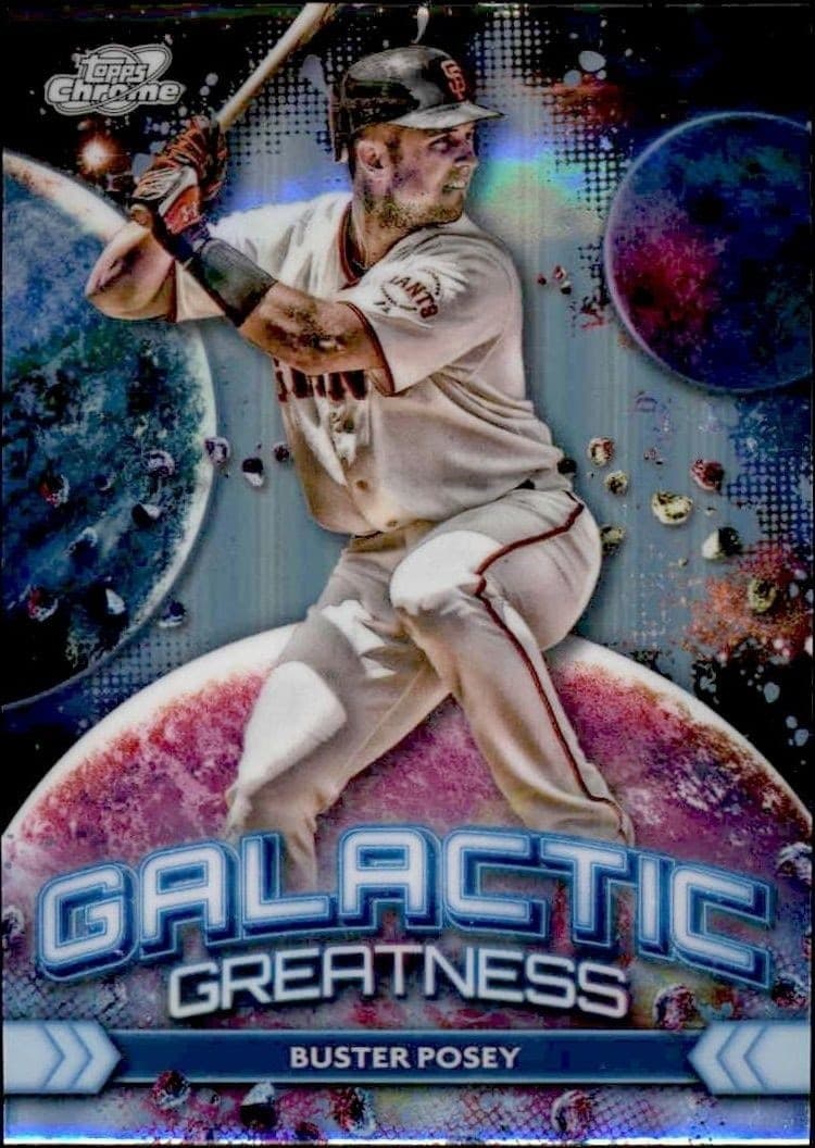 2024 Topps Chrome Cosmic Buster Posey #GG-18 trading card