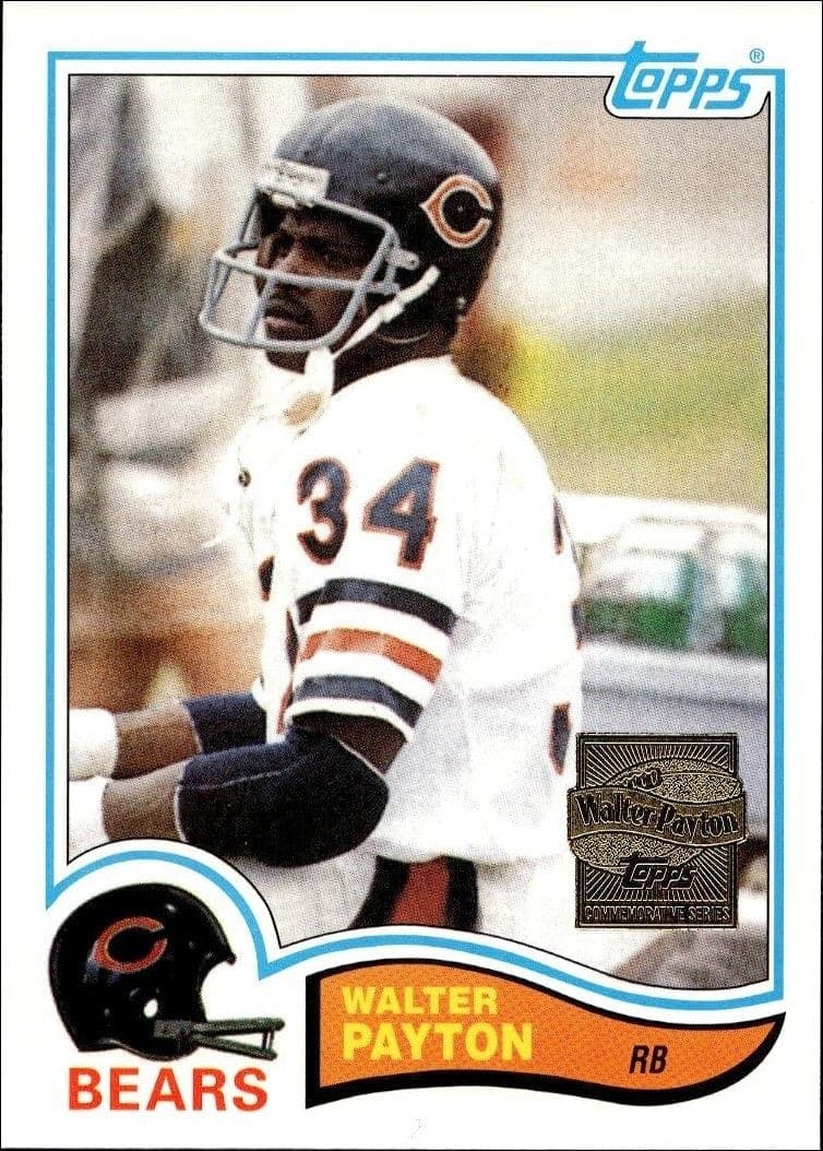 2001 Topps Walter Payton Commemorative Series Walter Payton #302 trading card