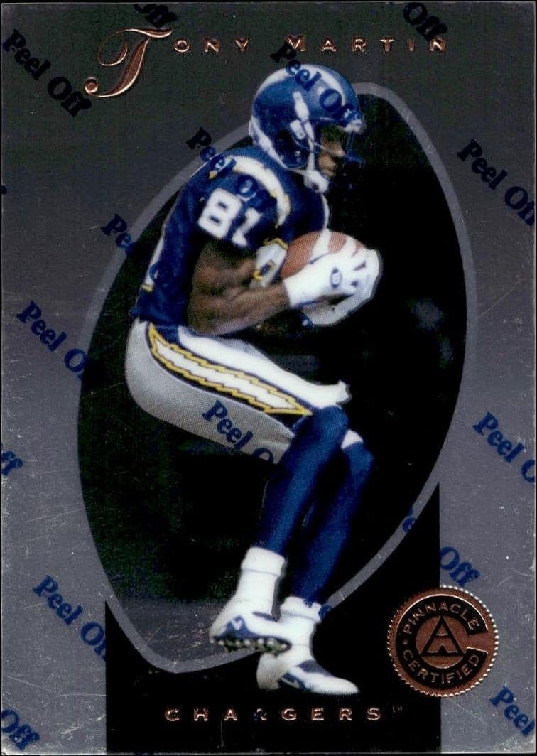 1997 Pinnacle Certified Tony Martin #77 trading card