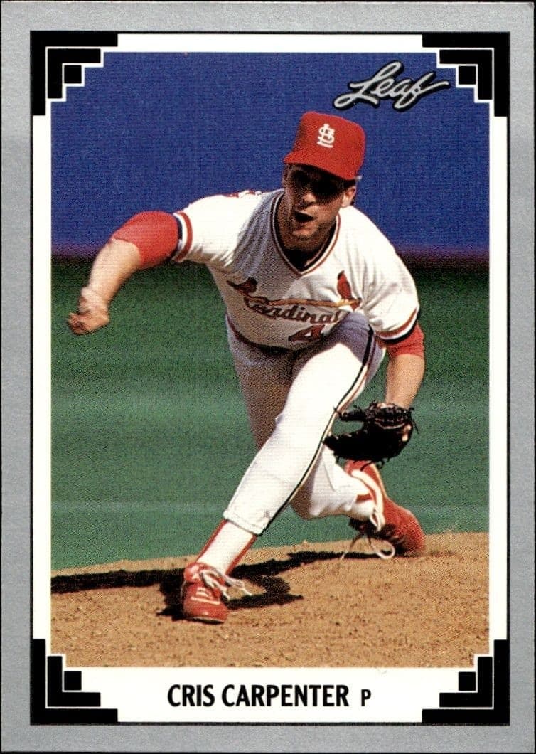 1991 Leaf Cris Carpenter #507 trading card