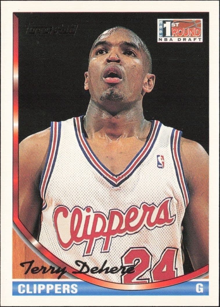 1993-94 Topps Terry Dehere #272 trading card