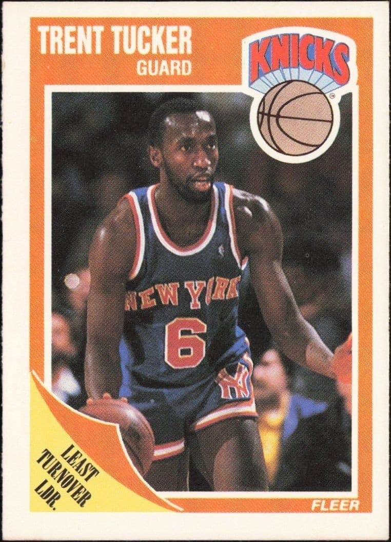 1989-90 Fleer Trent Tucker #105 trading card