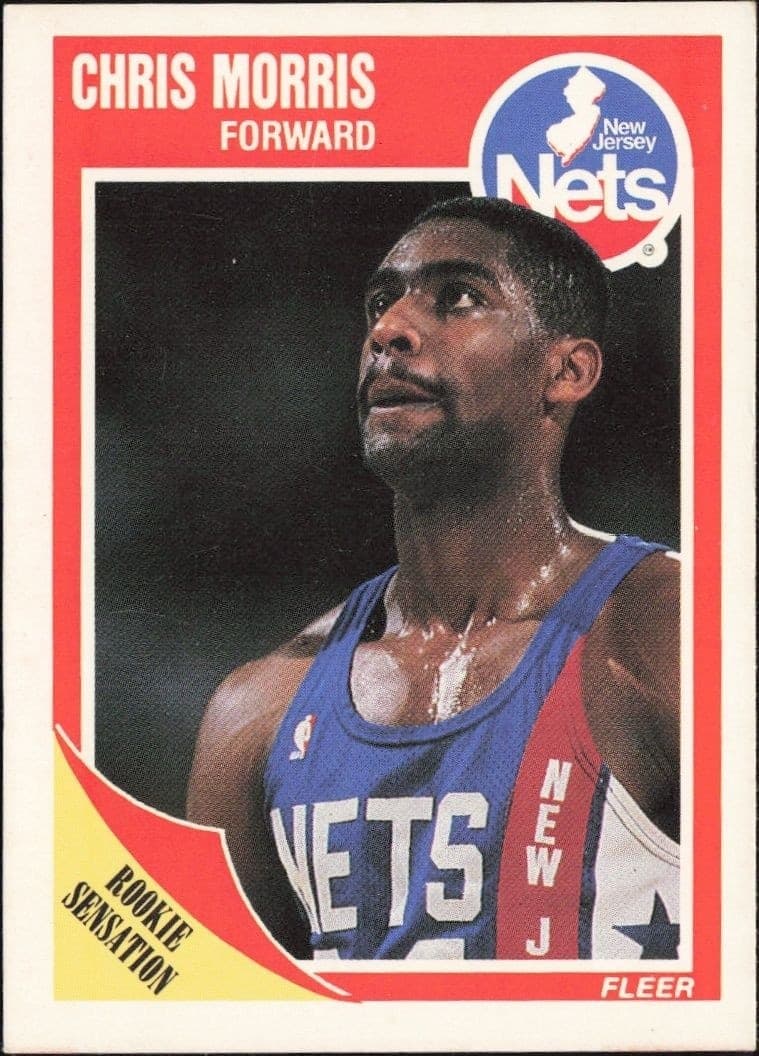 1989-90 Fleer Chris Morris #99 trading card