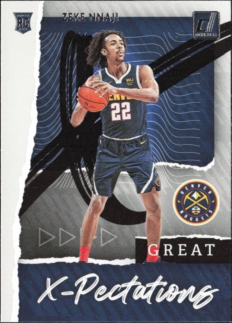2020-21 Panini Donruss Zeke Nnaji #22 trading card