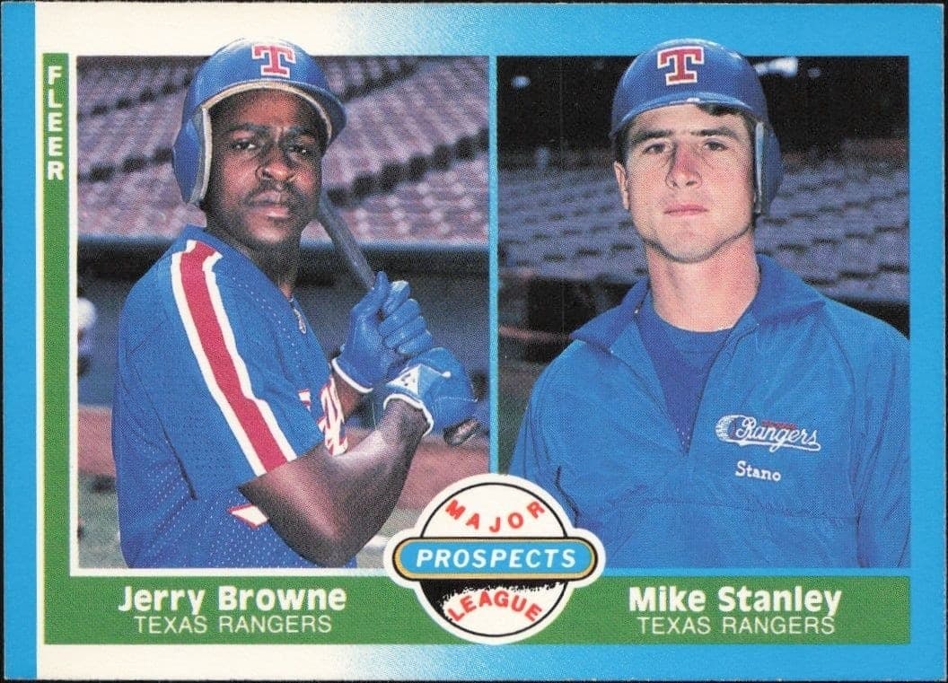 1987 Fleer Jerry Browne #647 trading card