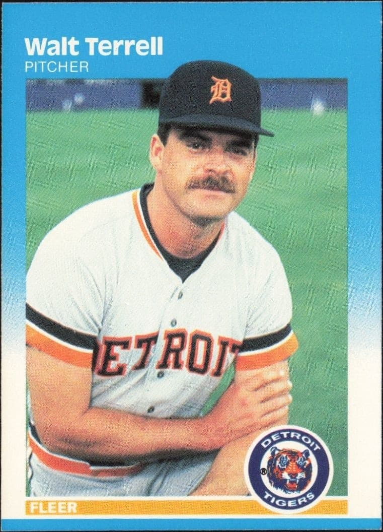 1987 Fleer Walt Terrell #165 trading card