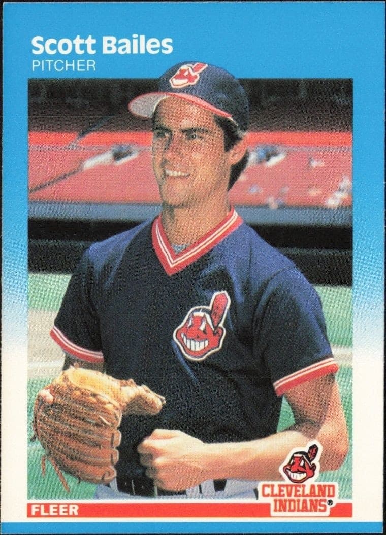 1987 Fleer Scott Bailes #242 trading card
