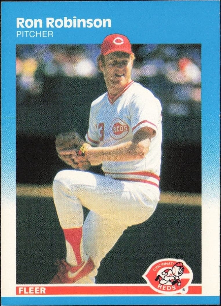 1987 Fleer Ron Robinson #212 trading card