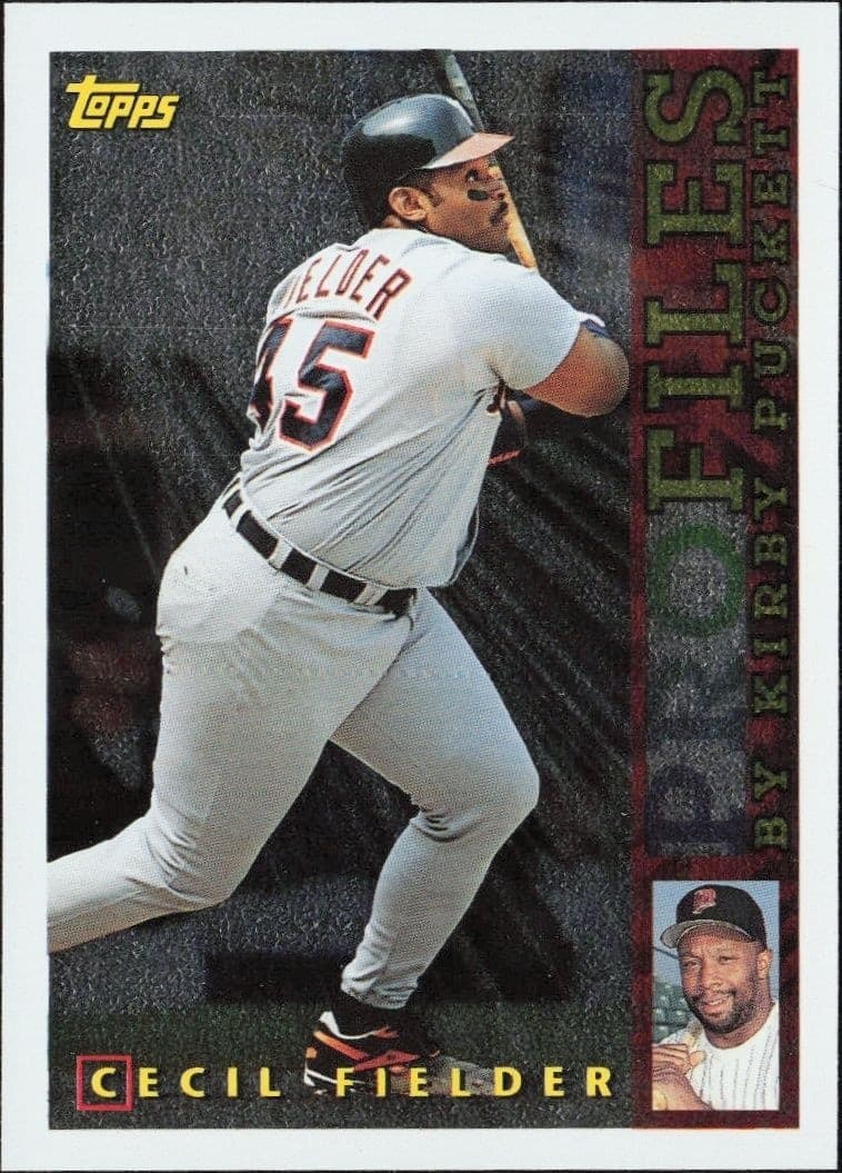 1996 Topps Cecil Fielder #AL-04 trading card