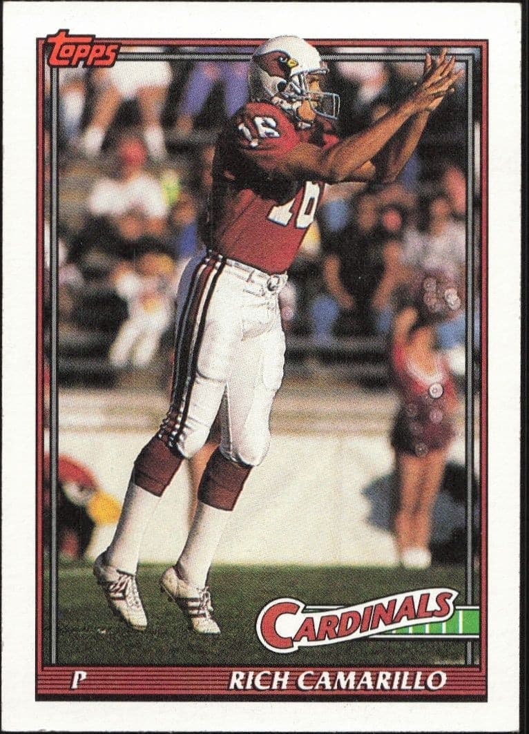1991 Topps Rich Camarillo #504 trading card