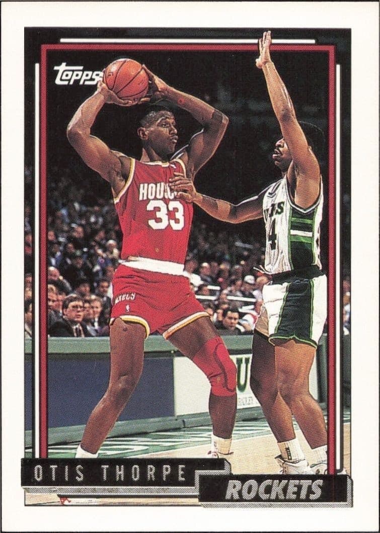 1992-93 Topps Gold Otis Thorpe #19 trading card