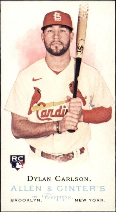 2021 Topps Allen & Ginter Dylan Carlson #MRD-7 trading card