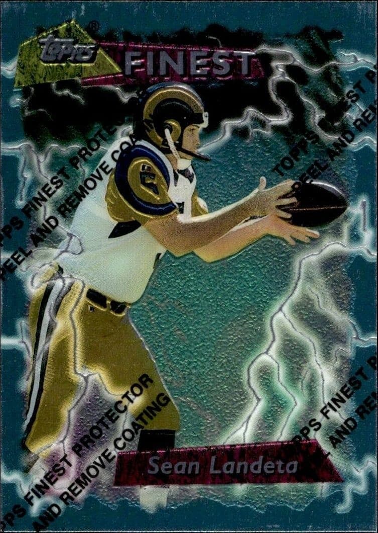 1995 Topps Finest Sean Landeta #231 trading card