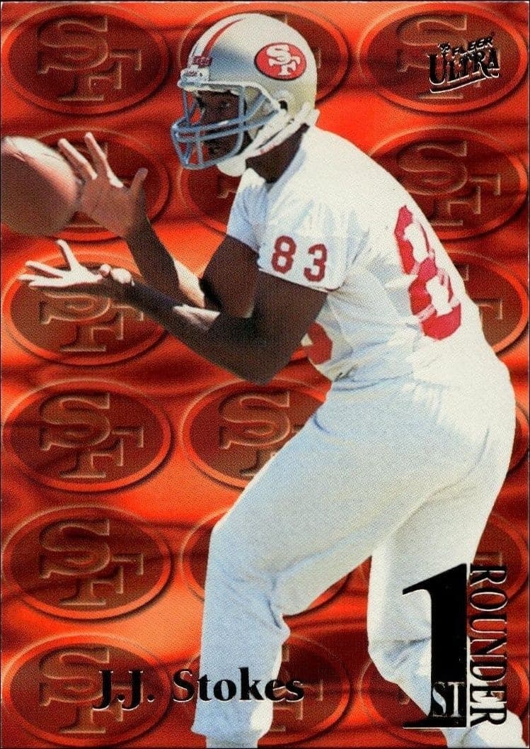 1995 Fleer Ultra J.J. Stokes #18 trading card