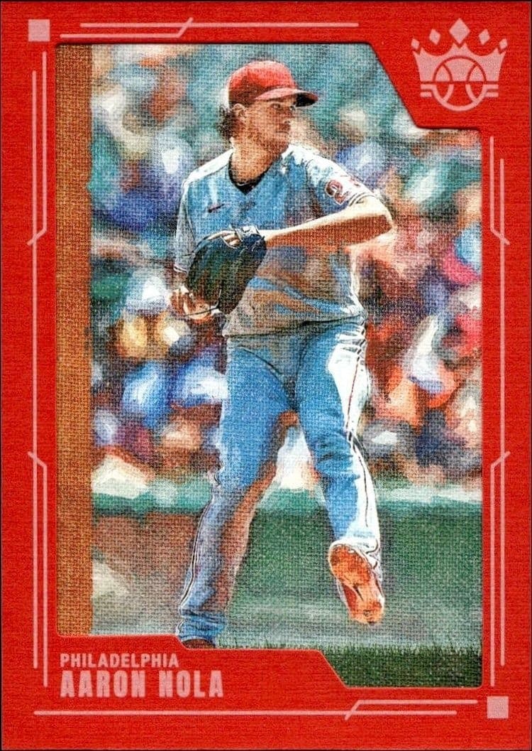 2022 Panini Diamond Kings Aaron Nola #118 trading card