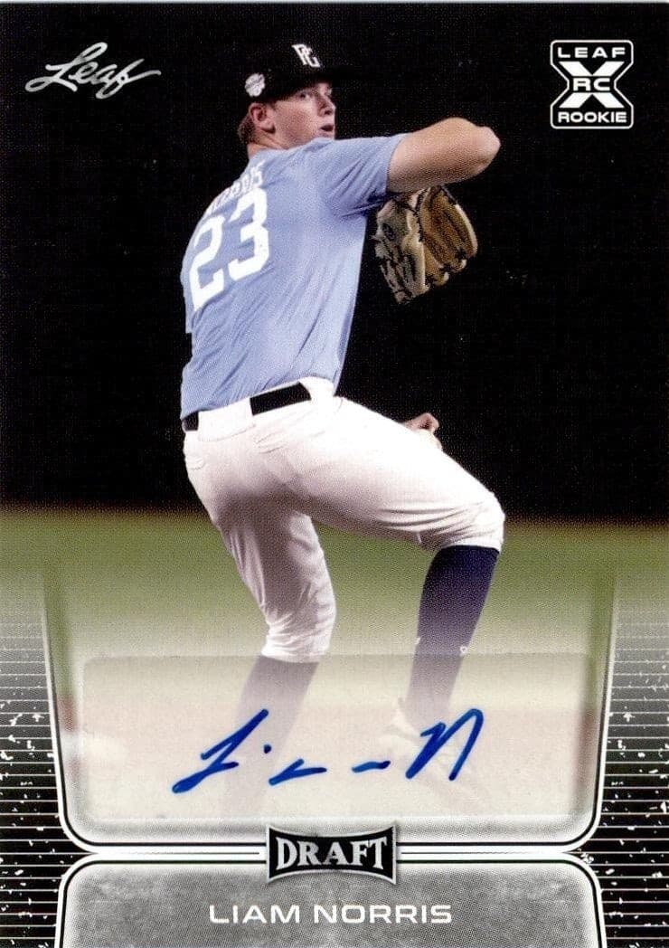 2020 Leaf Draft Liam Norris #BA-LN1 trading card
