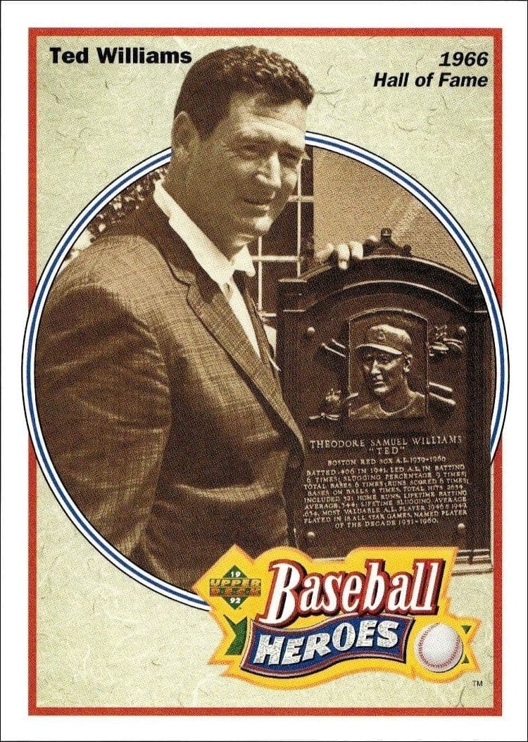 1991 Upper-Deck Ted Williams #35 trading card