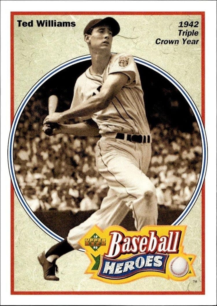1991 Upper-Deck Ted Williams #30 trading card