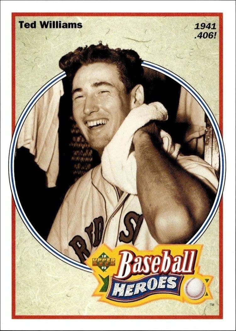1992 Upper-Deck Ted Williams #29 trading card
