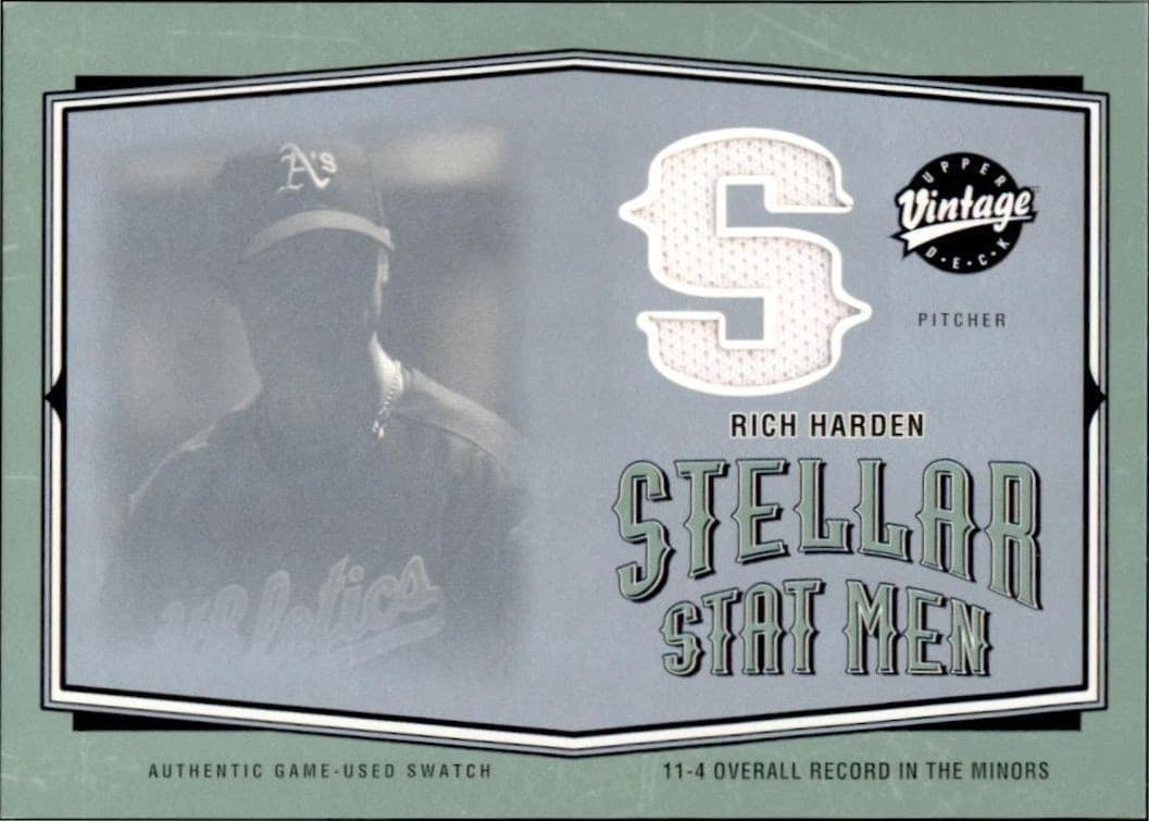 2004 Upper-Deck Vintage Rich Harden #SSM-36 trading card