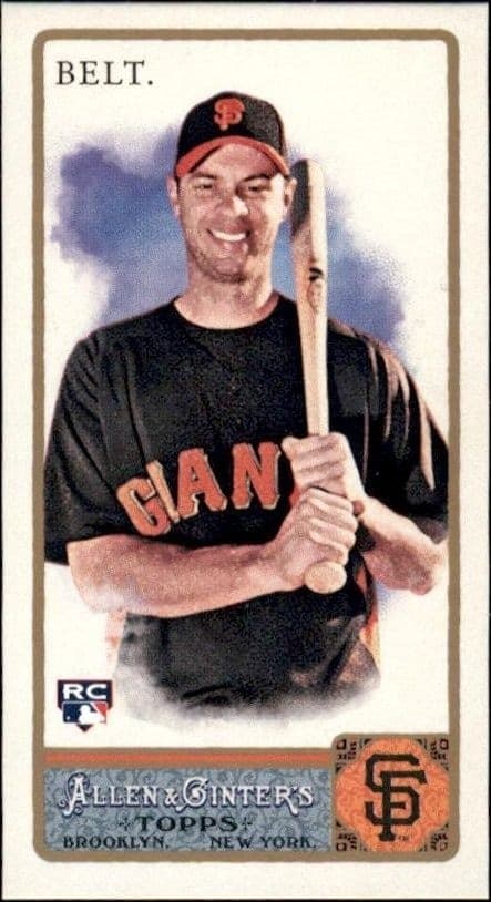 2011 Topps Allen & Ginter Brandon Belt #60 trading card