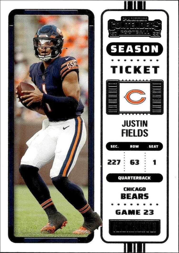 2022 Panini Contenders Justin Fields #20 trading card